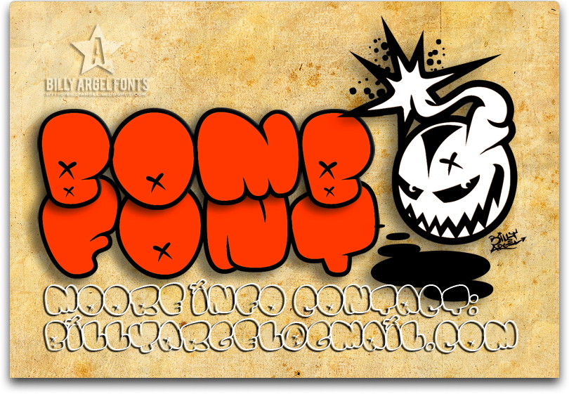 BOMB FONT